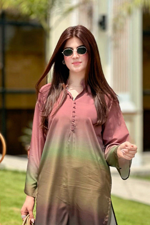 LULUSAR Silk Unstitch 2PC Digital Printed-267