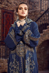 3PC-Heavy Embroidery Dhanak Stuff With Printed Wool Shawl MB-1155