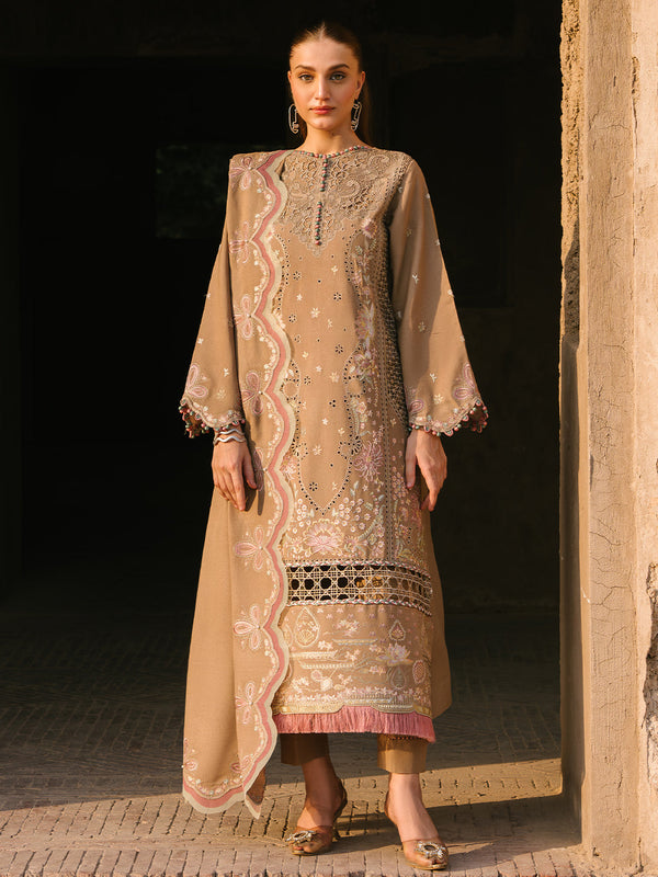 3Pc Unstitched Suit Lawn Ebroidered Suit-998