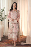 3PC LAWN EMBROIDERED SHIRT WITHPRINTED DUPATTAAND TROUSER-501