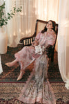 3PC LAWN EMBROIDERED SHIRT WITHPRINTED DUPATTAAND TROUSER-501