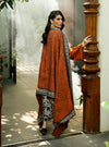 3 Pcs Digital Printed Lawn Shirt Trouser and Dupatta with Embroidered Patches C-504