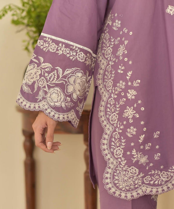 Summer Unstitch 3Piece Lawn Embroidered Suit-730