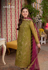 Dhanak Unstitch 3PC Embroidered With Chiffon Embroidered Dupatta-243