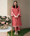URGE 2PC DHANAK UNSTITCH EMBROIDERED SHIRT AND TROUSER-103