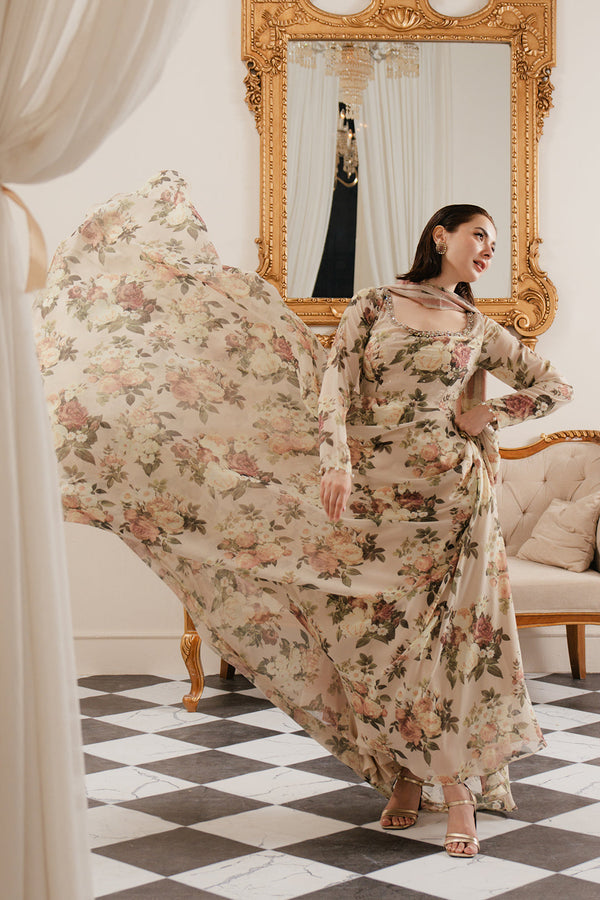 LULUSAR Silk 3PC Unstitch Digital Printed- 215