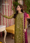 Dhanak Unstitch 3PC Embroidered With Chiffon Embroidered Dupatta-243