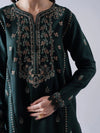 ASIM JOFA-3PC UNSTITCH DHANAK EMBROIDERED SHIRT WITH EMBROIDERED SHAWL & TROUSER-BIC- 670