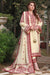ASIM JOFA-3PC UNSTITCH DHANAK EMBROIDERED SHIRT WITH EMBROIDERED SHAWL & TROUSER- 672