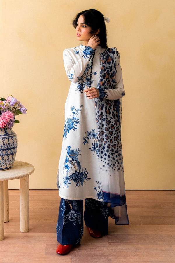 3Pc Digital Printed Lawn Shirt with Printed Dupatta CO488