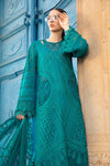 3Pc Embroidered Lawn Shirt with Embroidered Bamber Chiffon Dupatta MB 2595