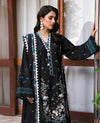 Dhanak-3PC Unstitch Embroidered Shirt with Dhanak Embroidered Dupatta -113