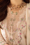 QALAMKAR - 3PC LAWN EMBROIDERED SHIRT WITH COTTON NET EMBROIDERED DUPATTA AND TROUSER - 10013
