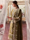 3PC DHANAK EMBROIDERED SHIRT WITH DHANAK EMBROIDERED SHAWL AND TROUSER - MR 590