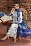 MARIA B - 3PC UNSTITCH KHADDAR EMBROIDERED SUTE - MB 715