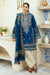 3-Piece Embroidered dhanak Shirt and Trouser with Printed Poly Lawn Dupatta ZS-50