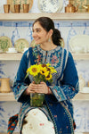 3 Piece Embroidered Lawn Shirt and Trouser with Printed Poly Lawn Dupatta ZS 50L