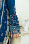 3 Piece Embroidered Lawn Shirt and Trouser with Printed Poly Lawn Dupatta ZS 50L