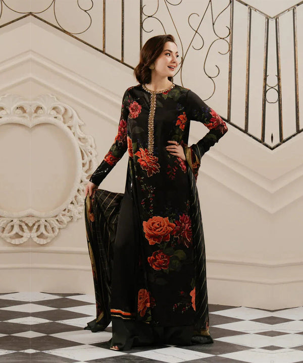 LULUSAR Silk Unstitch 3PC Digital Printed-106