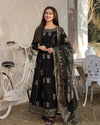 Dhanak -3PC Unstitch Embroidered Shirt with Digital Printed Silk Dupatta-109