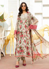 3 Pcs Digital Printed Lawn Shirt Trouser and Dupatta with Embroidered Patches MB 425