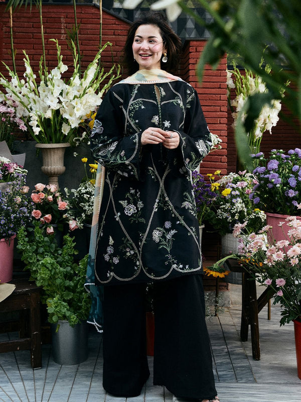 Coco by Zara Shahjahan Embroidered Dhanak Unstitched 3 Piece Suit-246