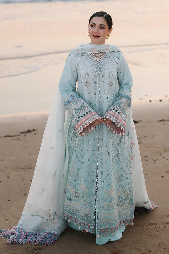 Lawn-3PC Embroidered Shirt With Khadi Net Embroidered Dupatta-722