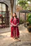 Aneelas Stitched Dhanak Emb 3pc Emb Chiffon Duppata V737