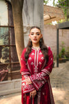 Aneelas Stitched Dhanak Emb 3pc Emb Chiffon Duppata V737