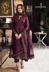 Asim Jofa Unstitch Dhanak-3PC Embroidered With Chiffon Embroidered Dupatta-668