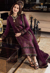 Asim Jofa Unstitch Dhanak-3PC Embroidered With Chiffon Embroidered Dupatta-668