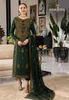 Lawn 3PC Embroidered With Chiffon Embroidered Dupatta-244