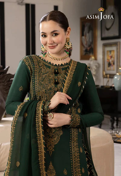 Lawn 3PC Embroidered With Chiffon Embroidered Dupatta-244