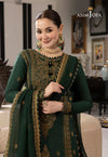 Dhanak Unstitch 3PC Embroidered With Chiffon Embroidered Dupatta-244