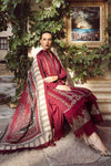 3 Piece Embroidered Dhanak Shirt with Printed Wool Shawl MB-48