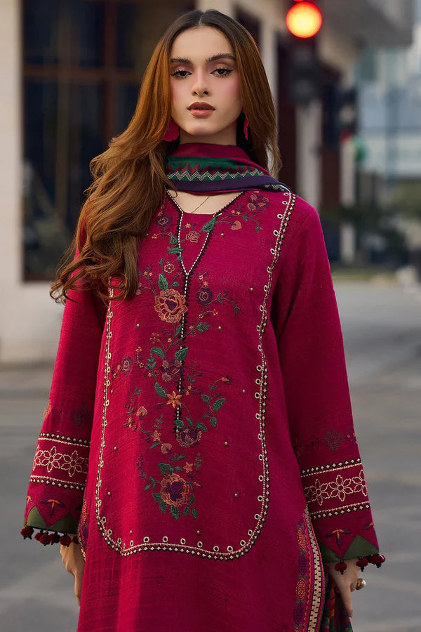 Lawn-3PC Embroidered Shirt with Digital Printed Jacquard Dupatta- 712