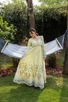 ANEELAS 3PC LAWN EMBROIDERED SHIRT WITH NET EMBROIDERED DUPATTA AND TROUSER728