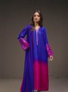 Zainab Chottani - 3 Piece Unstitched Embroidered and Printed SIlk Suit 230