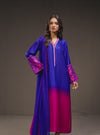 Zainab Chottani - 3 Piece Unstitched Embroidered and Printed SIlk Suit 230