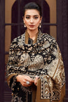 3PC-Heavy Embroidery Dhanak Stuff With Printed Wool Shawl MB-1160