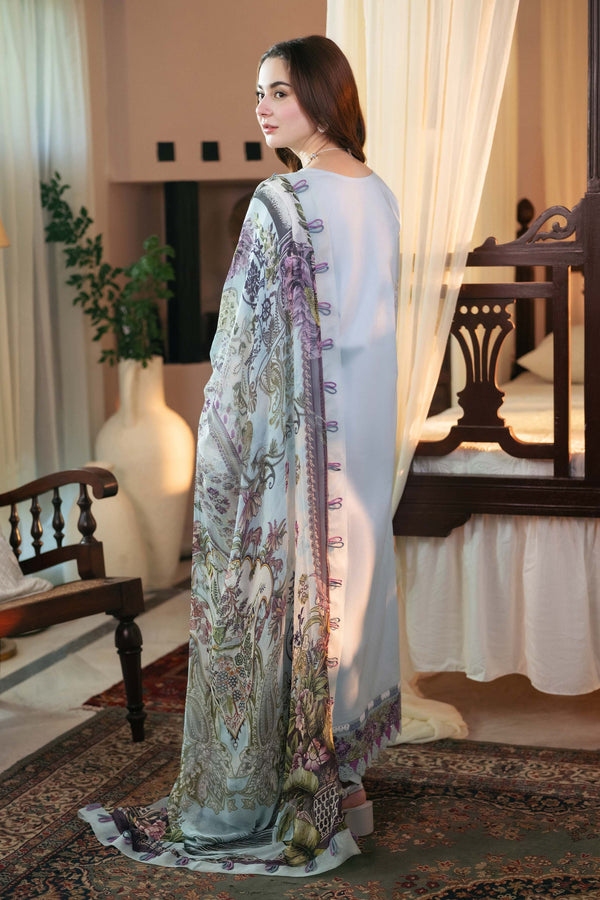 Luxury Pure Lawn Unstitch Embroidered Eid Collection-500