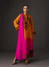 Zainab Chottani - 3 Piece Unstitched Embroidered and Printed SIlk Suit 228