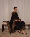 Black Mystique DhanakUnstitched| 3-Piece UnStitched Suit- 239