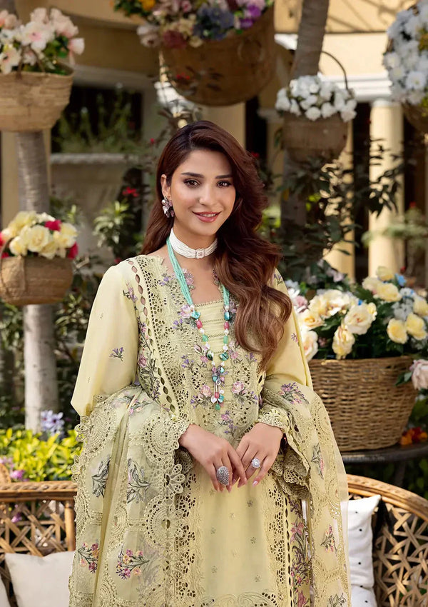 PREMIUM EMBROIDERED LUXURYLAWN | STITCHED 3-PIECE SUIT 711