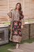 Aneelas Luxury Silk-3PC Unstitched Black 263