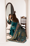 3 Piece Embroidered Lawn Shirt with Printed Poly Lawn Dupatta SN 61