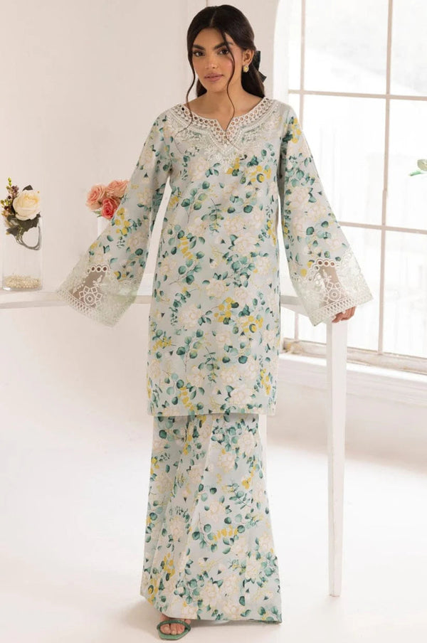 EMBROIDERED PRINTED UNSTITCHED LILEN207