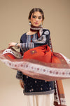 JAZMIN - UNSTITCHED 3PC DHANAK EMBROIDERED SUIT 241