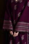 3PC LAWN EMBROIDERED SHIRT WITH LAWN EMBROIDERED SHAWL AND TROUSER- 678