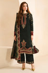 3-Pc Embroidered Velvet Shirt and Trouser with Chiffon Dupatta JZ-999